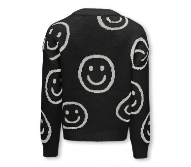 KIDS ONLY : Gebreide pullover met leuke smileys