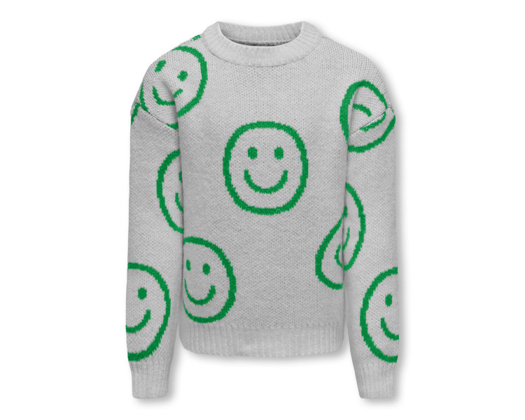 KIDS ONLY : Gebreide pullover met leuke smileys