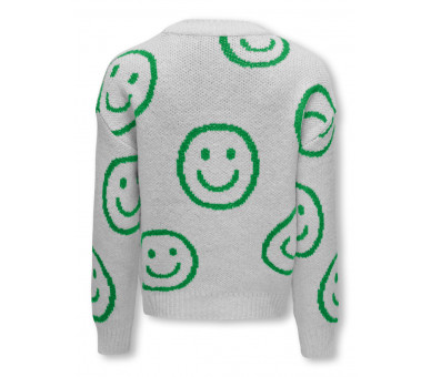 KIDS ONLY : Gebreide pullover met leuke smileys