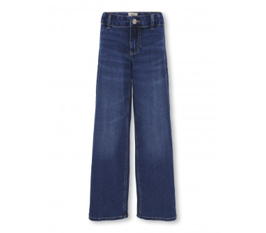 KIDS ONLY : Wide-leg stretch jeans