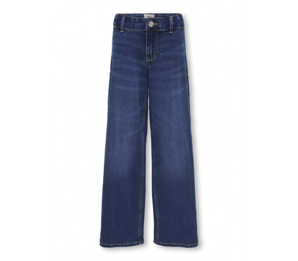 KIDS ONLY : Wide-leg stretch jeans