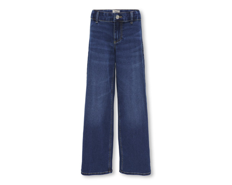 KIDS ONLY : Wide-leg stretch jeans