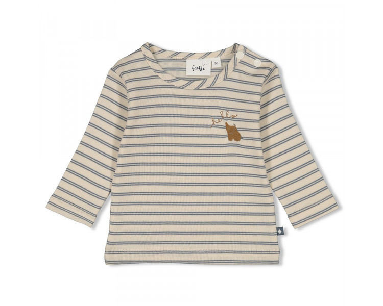 FEETJE : Longsleeve stripe - Forever Bestie Cream