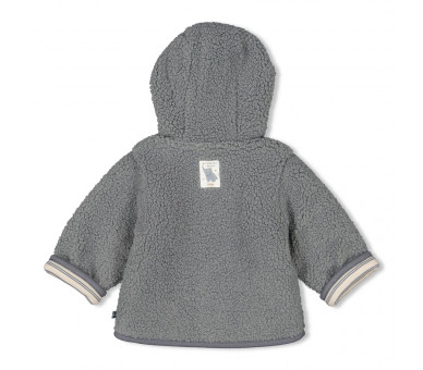 FEETJE : Bouclé reversible jacket with hood - Fore