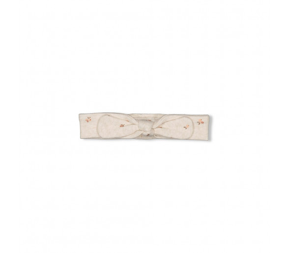 FEETJE : Ribbed headband AOP - Little Rosebud Offw