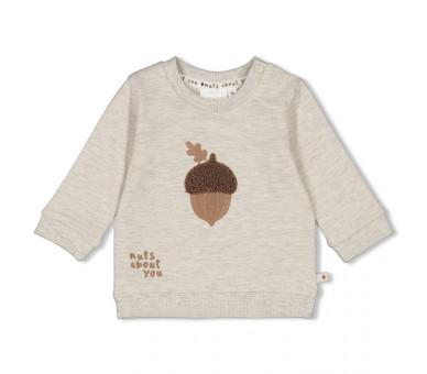 FEETJE : Sweater - Acorn GreyMelange