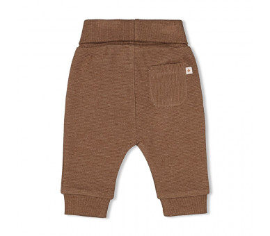 FEETJE : Ribbed trousers - Acorn BrownMelange