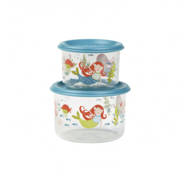 Good Lunch® snack containers (set of 2) Isla the Mermaid