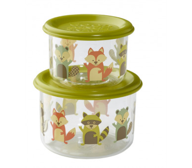 Good Lunch® snack containers (set of 2) What did the Fox Eatt