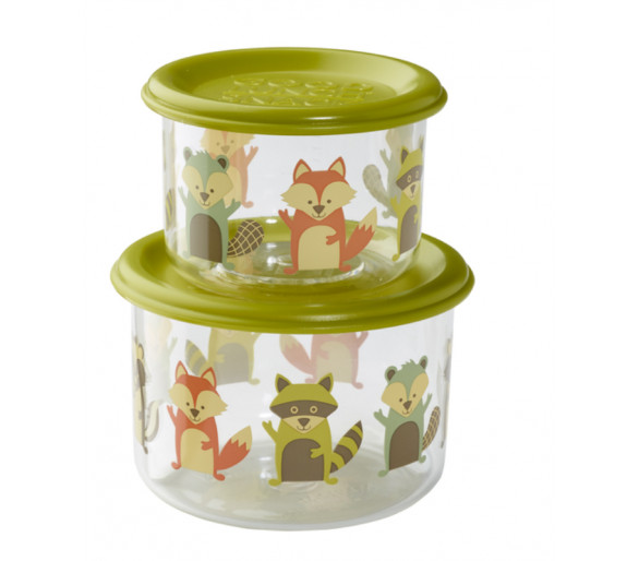 Good Lunch® snack containers (set of 2) What did the Fox Eat