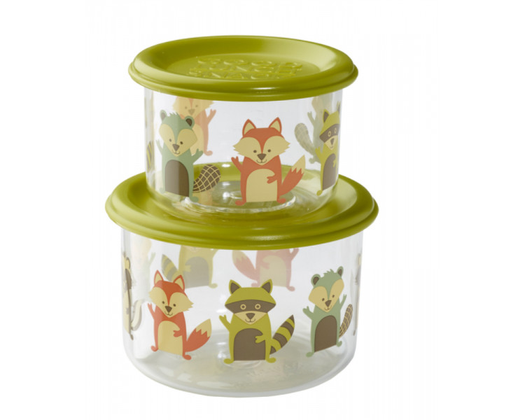 Good Lunch® snack containers (set of 2) What did the Fox Eat