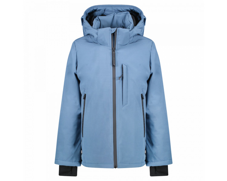 CARS : Veste bleue chaude avec fermeture éclair et capuche