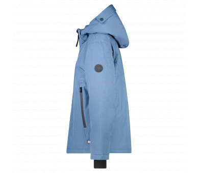 CARS : Veste bleue chaude avec fermeture éclair et capuche