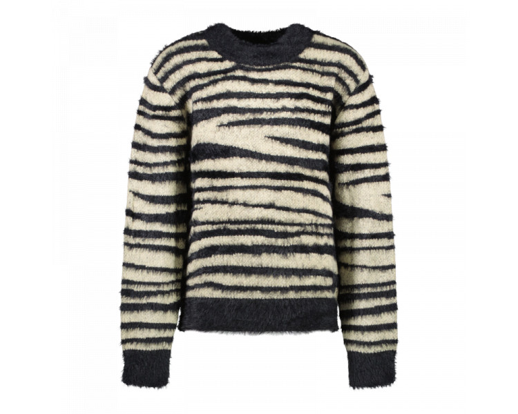 CARS : Fluffie gestreepte pull