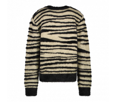 CARS : Fluffie gestreepte pull