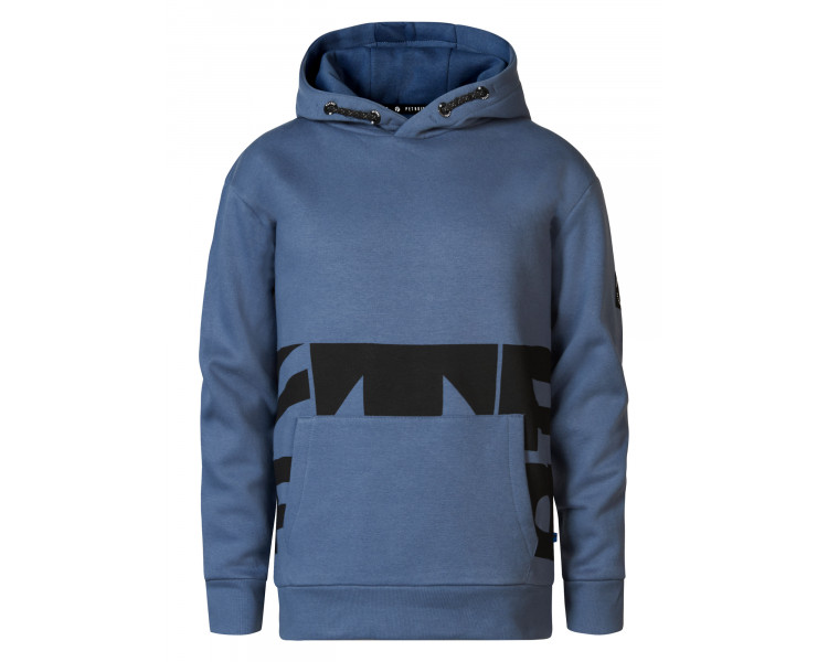 PETROL : Hoodie met kangeroezak en trendy print