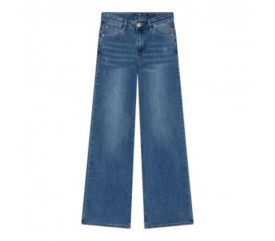 INDIAN BLUE : Wijde jeans