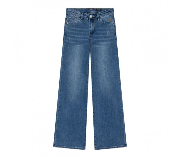 INDIAN BLUE : Wijde jeans