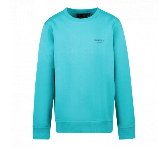 CARS : Pull ras du cou turquoise