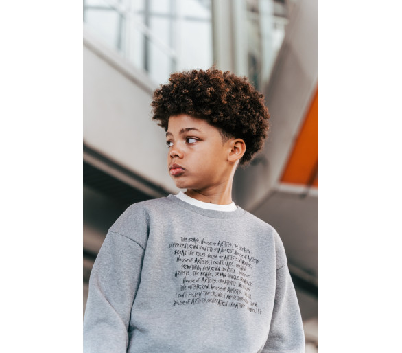 HOUSE OF ARTISTS : Sweater Mid Grey Melee