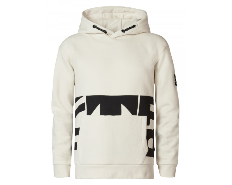 PETROL : Hoddie met kangeroezak en trendy print