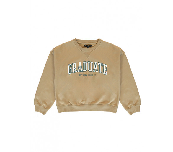 LEMON BERET : Korte sweater met "GRADUETE"