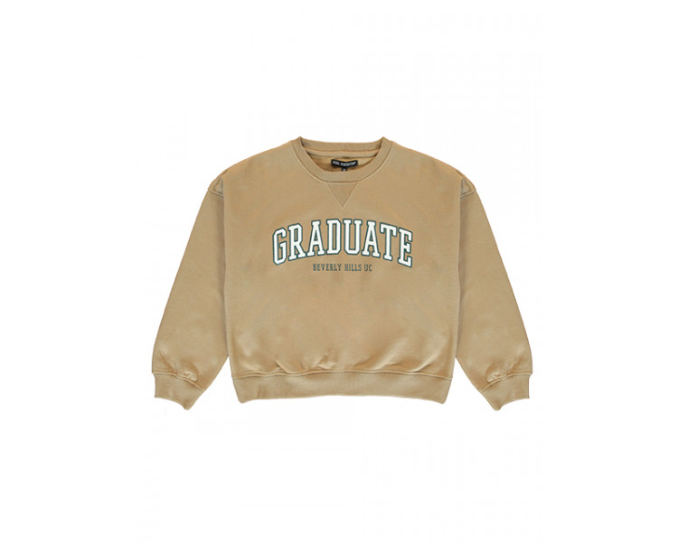 LEMON BERET : Korte sweater met "GRADUETE" LEMON BERET : Korte sweater met "GRADUETE"