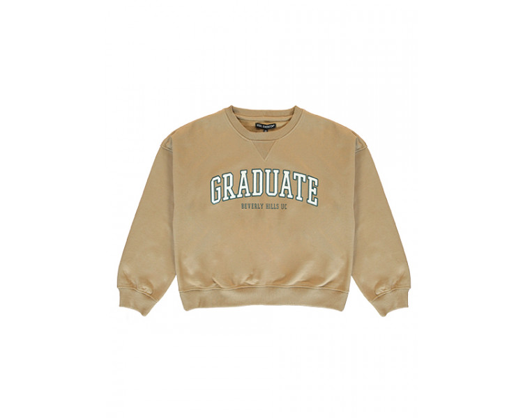 LEMON BERET : Korte sweater met "GRADUETE"