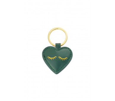 Sleutelhanger heartful smile green