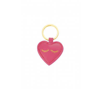 Sleutelhanger heartful smile baby pink