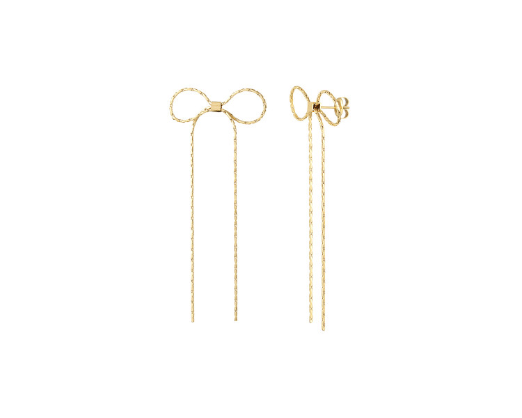 Beautiful Bows earrings - goud