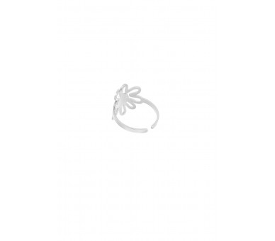 Happy Flower Girl ring - zilver