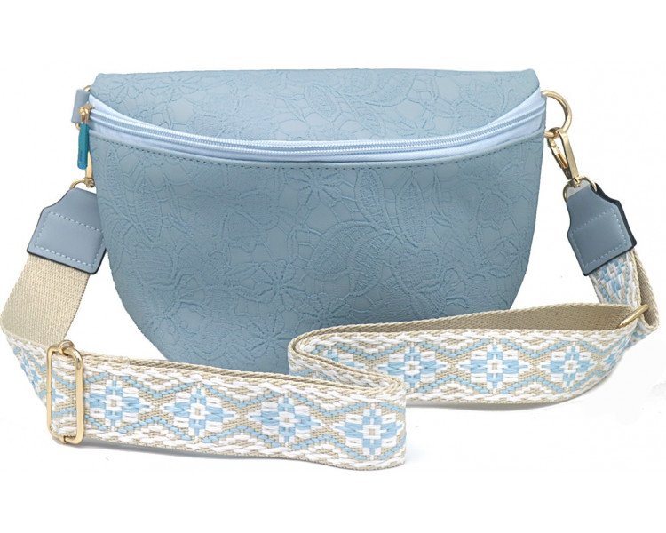 PU Bag 25x16cm Blue