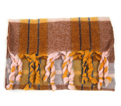 No.6 Scarf Checkered 180x60cm