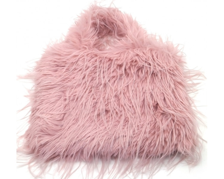 Fluffy Bag licht roos