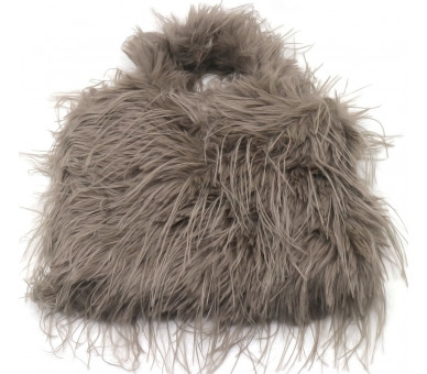 Fluffy Bag taupe