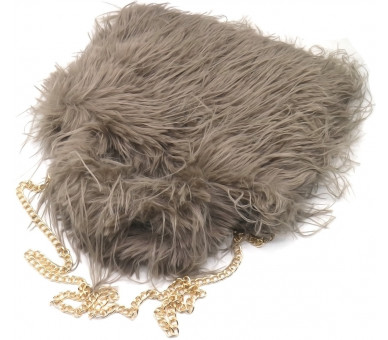 Fluffy Bag taupe