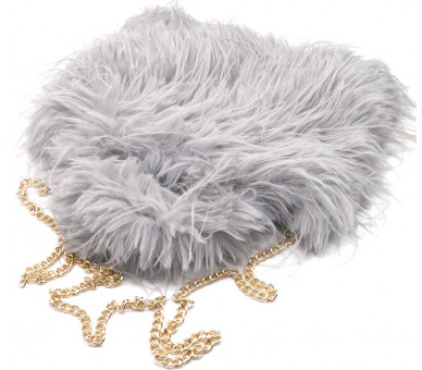 Fluffy Bag licht grijs