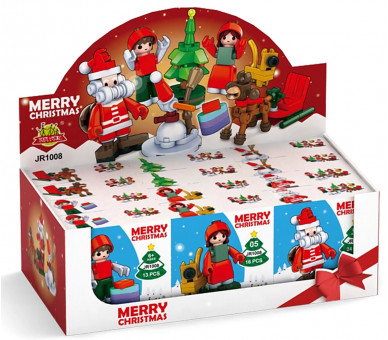Building Blocks Christmas Set - 12pcs
