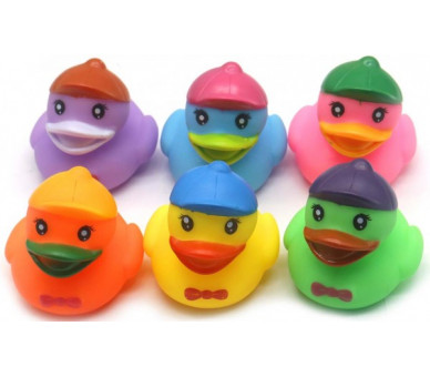 Rubber Ducks 5.5cm with sound 6pcs