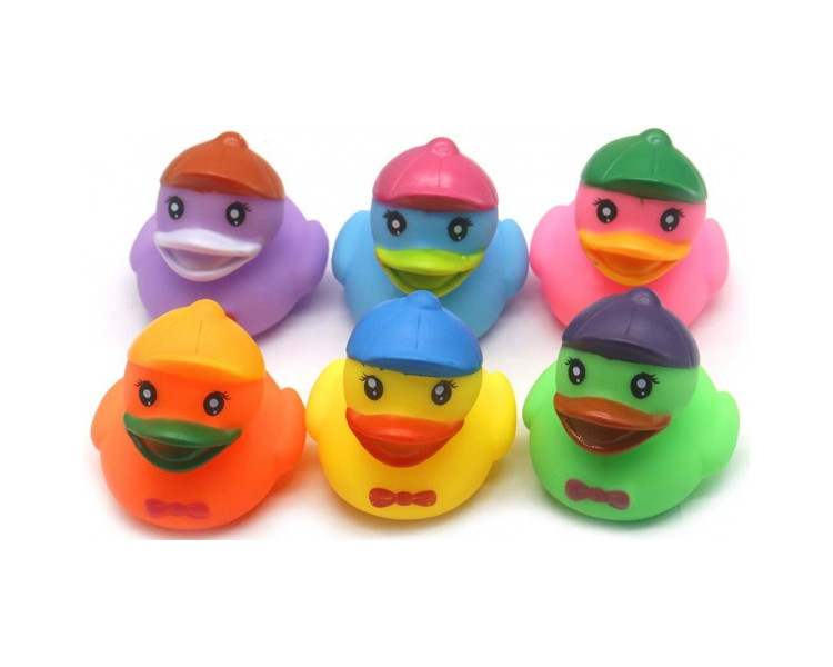 Rubber Ducks 5.5cm with sound 6pcs