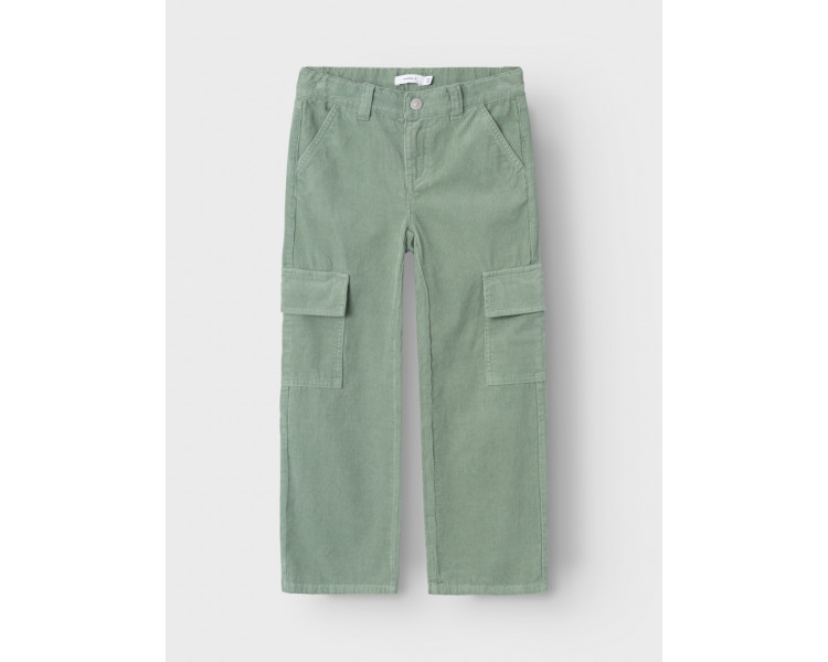 NAME IT : Zachte ribfluwelen cargo broek