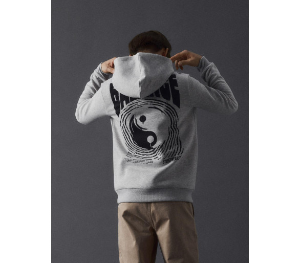 LMTD : Hoodie print voor en achteraan