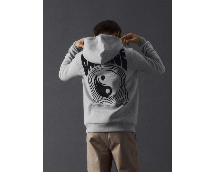 LMTD : Hoodie print voor en achteraan