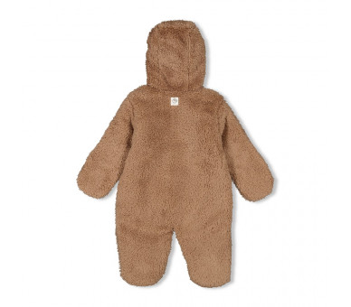 FEETJE : Teddy suit with hood - Hedge Hugs Brown