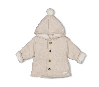 FEETJE : Jacket with hood - The Neutrals Taupemela