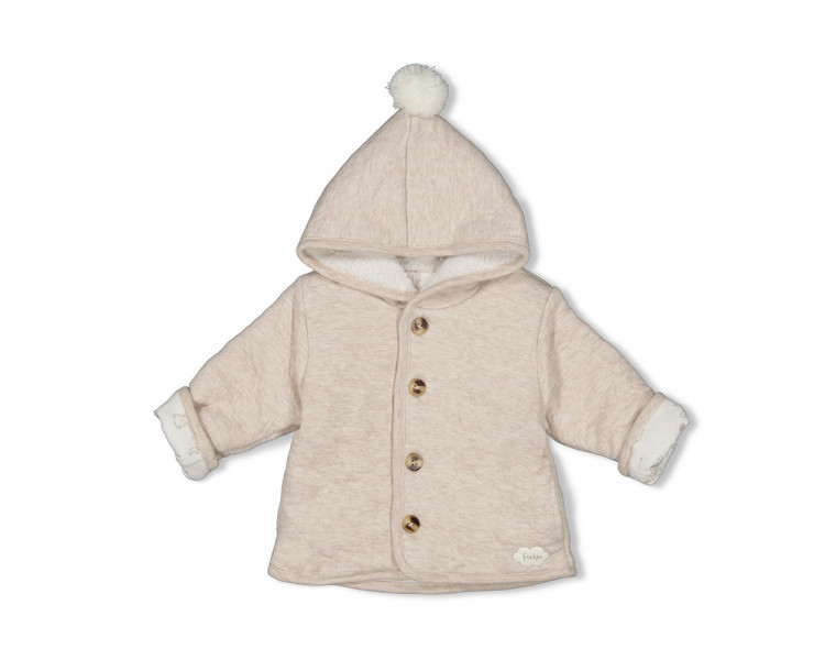 FEETJE : Jacket with hood - The Neutrals Taupemela