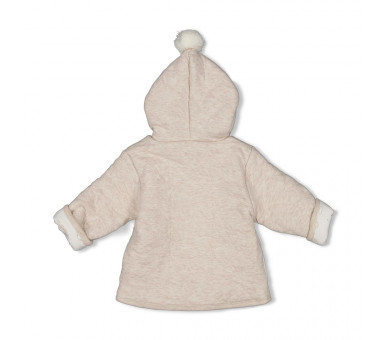 FEETJE : Jacket with hood - The Neutrals Taupemela