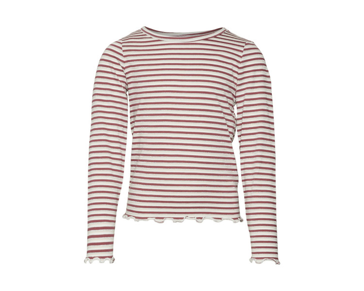 VERO MODA GIRL : T-shirt lm met glitterstrepen