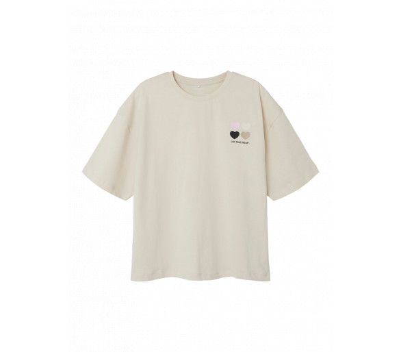 NAME IT : T-shirt ample avec des cœurs